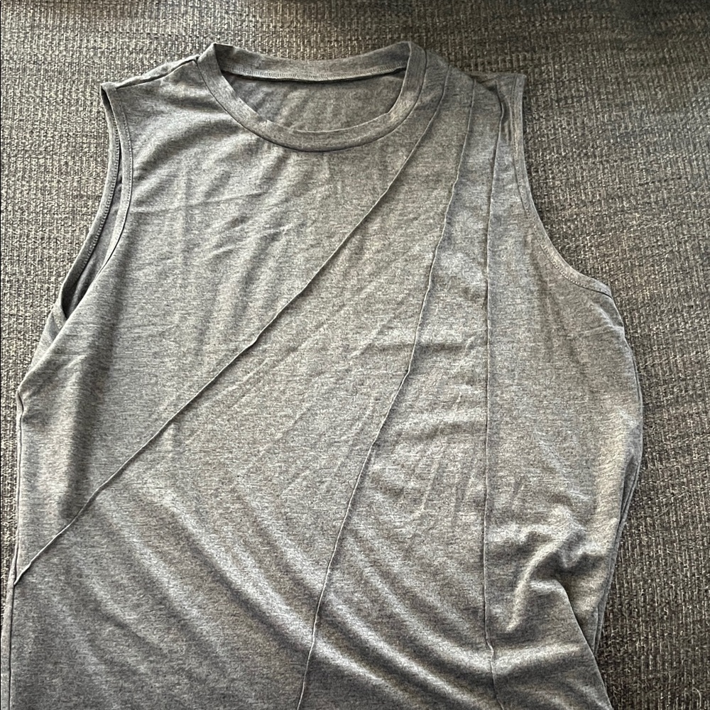 Gray Sleeveless Women's Top